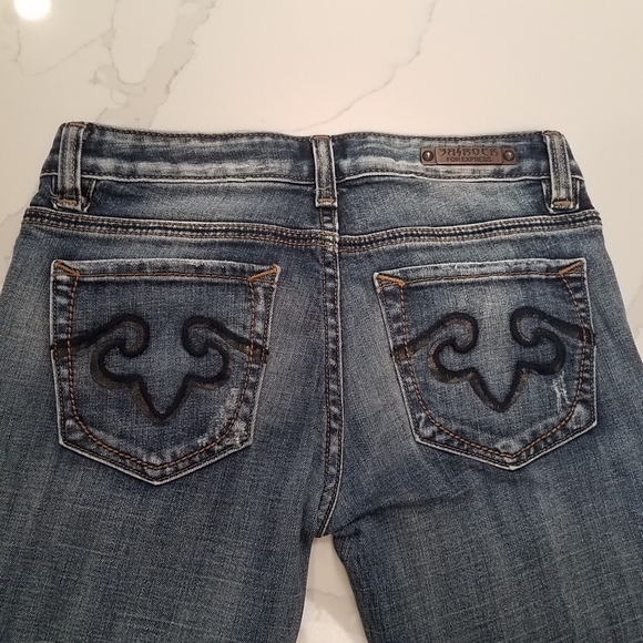 Be Rock by Express Women Bootcut Blue Jeans Size 0S - Picture 1 of 12